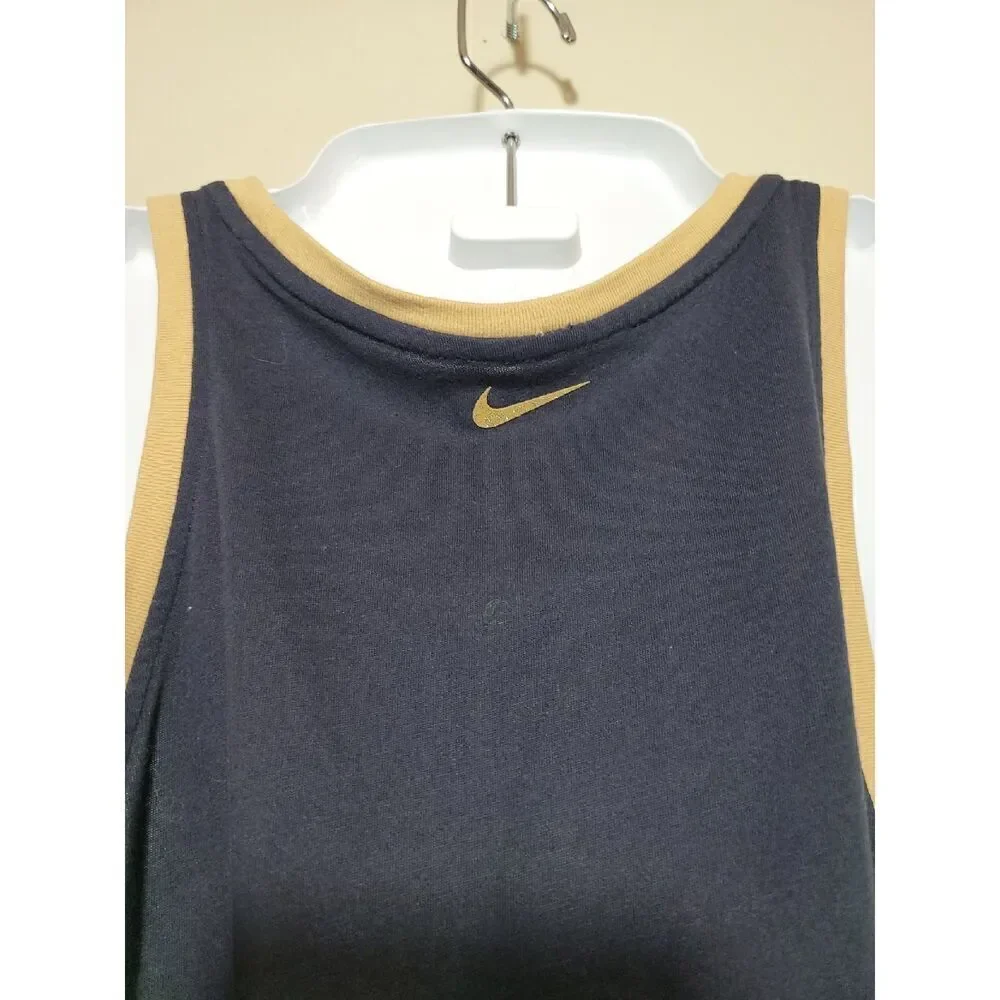 Nike Tank Top Gold Swoosh Size S
